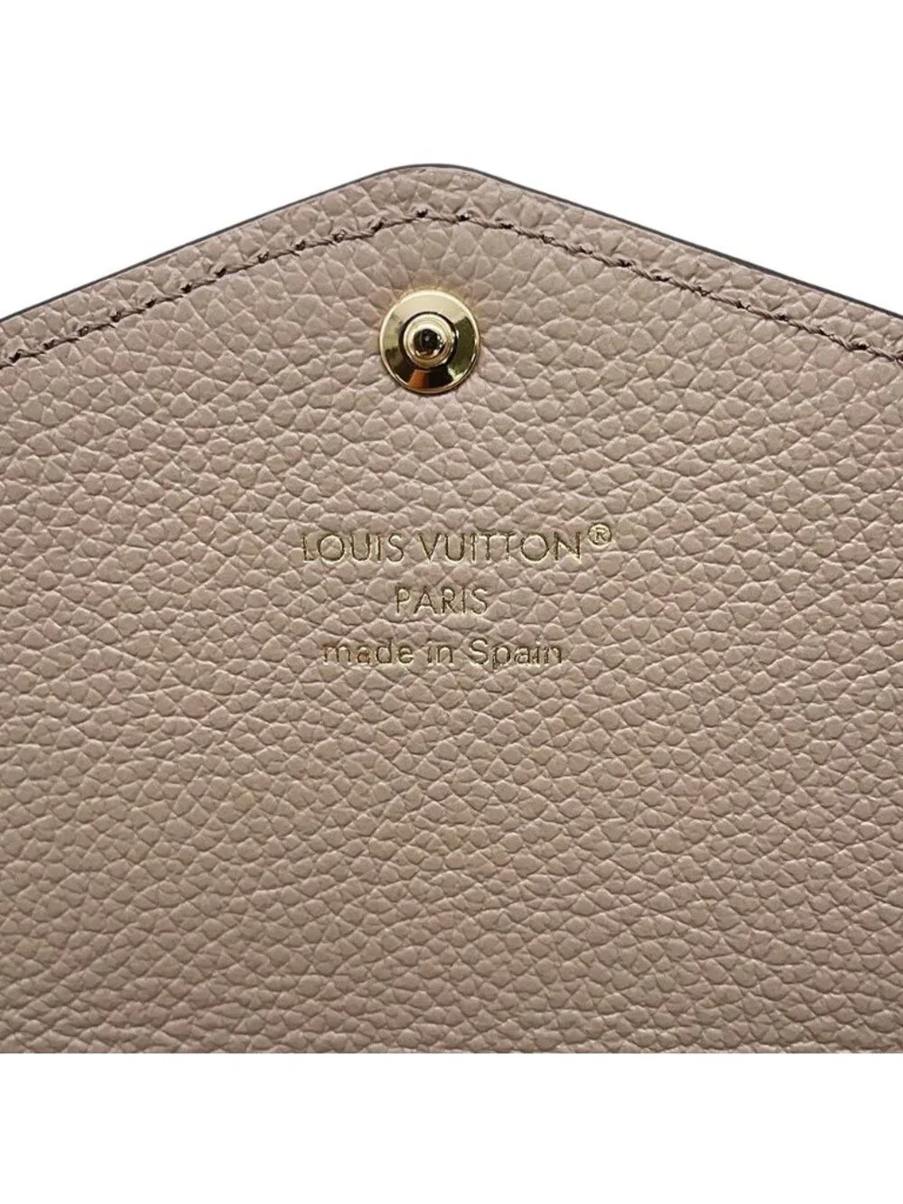 Louis Vuitton Wallet Monogram Empreinte Portefeuille Sarah NM Tourterelle